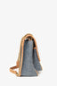Saint Laurent Blue/Brown Denim/Suede Medium Monogram Matelasse Niki Shoulder Bag