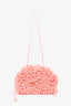 Bottega Veneta Pink Chenille Mini Pouch