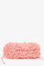 Bottega Veneta Pink Chenille Mini Pouch