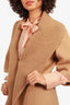 Mackage Wool Camel Knit Detail Collar Coat Size M (As Is)