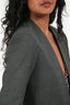 Theory Grey Wool Blend Blazer Size 4