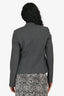 Theory Grey Wool Blend Blazer Size 4
