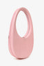 Coperni Pink Snakeskin Embossed Leather Swipe Bag