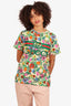 Gucci Multicolour Floral Printed Logo T-Shirt Size 1
