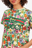 Gucci Multicolour Floral Printed Logo T-Shirt Size 1
