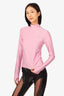 Coperni Pink Tight High Neck Top Size M
