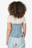 Alexander Wang Blue Denim Bustier Top Size 4