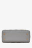 Christian Dior 2023 Grey Leather Cannage Small Lady Dior with Strap