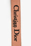Christian Dior Brown/Black Canvas/Leather Bag Strap
