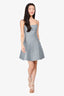 Opening Ceremony Grey/Black Printed Sleeveless Mini Dress Size 2