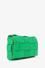 Bottega Veneta Green Leather Cassette Crossbody