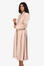 Dolce & Gabbana Dusty Rose Cashmere Long Coat Size 40