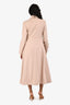 Dolce & Gabbana Dusty Rose Cashmere Long Coat Size 40