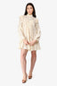 Zimmermann Cream Lace Mock Neck Dress Size 1