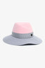 Michelle Maison Pink/Grey Velvet Hat Size S