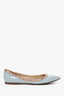 Valentino Blue Patent Rockstud Flats Size 38.5