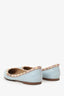 Valentino Blue Patent Rockstud Flats Size 38.5