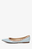 Valentino Blue Patent Rockstud Flats Size 38.5