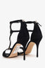 Manolo Blahnik Black Suede Cellin 105 Heels Size 38.5