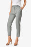 Alexander McQueen Grey Straight Leg Trousers Size 40