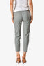 Alexander McQueen Grey Straight Leg Trousers Size 40