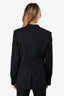 Bottega Veneta Black Wool Single Breasted Blazer Size 36
