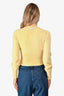 Jacquemus Yellow Cashmere La Casa 'The Soglia Knit' Sweater Size 34