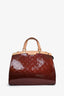 Louis Vuitton 2012 Burgundy Vernis Leather Brea GM Tote