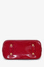 Louis Vuitton 2014 Cherry Red Vernis Leather Alma BB with Strap