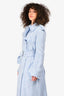 Michael Kors Collection Light Blue Tweed Jacket Size 10