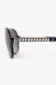 Pre-Loved Chanel™ Black Frame Chain-Link Sunglasses