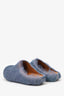 Marni Blue Fussbet Sabot Calf-hair Slippers Size 38
