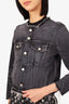 Amo Black Denim Jacket Size S