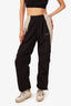 Anine Bing Black/Cream Nylon Joggers Size X-Small