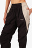 Anine Bing Black/Cream Nylon Joggers Size X-Small