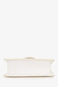 Jacquemus White Leather Les Classiques 'The Bambino' Bag with Strap