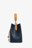 Louis Vuitton Navy Blue Epi Leather/Mustard Yellow NéoNoé BB Bucket Bag