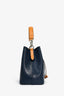 Louis Vuitton Navy Blue Epi Leather/Mustard Yellow NéoNoé BB Bucket Bag