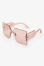 Christian Dior Pink Monogram 'Club M5U' Square Sunglasses