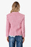 Maje Pink Tweed Pocket Detailed Jacket Size 36