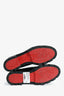 Christian Louboutin Black Patent Leather Lock Woody Lug Sole Loafers Size 38