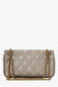 Pre-loved Chanel™ 2011 Grey Quilted Leather Paris-Bombay Triptych Flap Bag