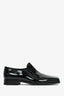 Prada Black Patent Square Toe Loafers Size 8.5 Mens