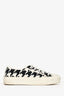 Christian Dior Black/White Canvas Herringbone Walk'n'Dior Sneakers size 36 (As Is)