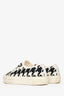Christian Dior Black/White Canvas Herringbone Walk'n'Dior Sneakers size 36 (As Is)