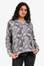 Hermès Grey Blue 'Bride De Cour' Printed Crewneck Sweatshirt Size 38