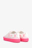Louis Vuitton White/Fuchsia Monogram 'Stellar' Low Top Sneakers Size 36.5