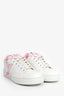 Louis Vuitton White/Pink Leather 'Charlie' Sneaker Size 37