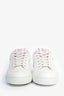 Louis Vuitton White/Pink Leather 'Charlie' Sneaker Size 37