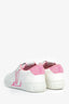 Louis Vuitton White/Pink Leather 'Charlie' Sneaker Size 37